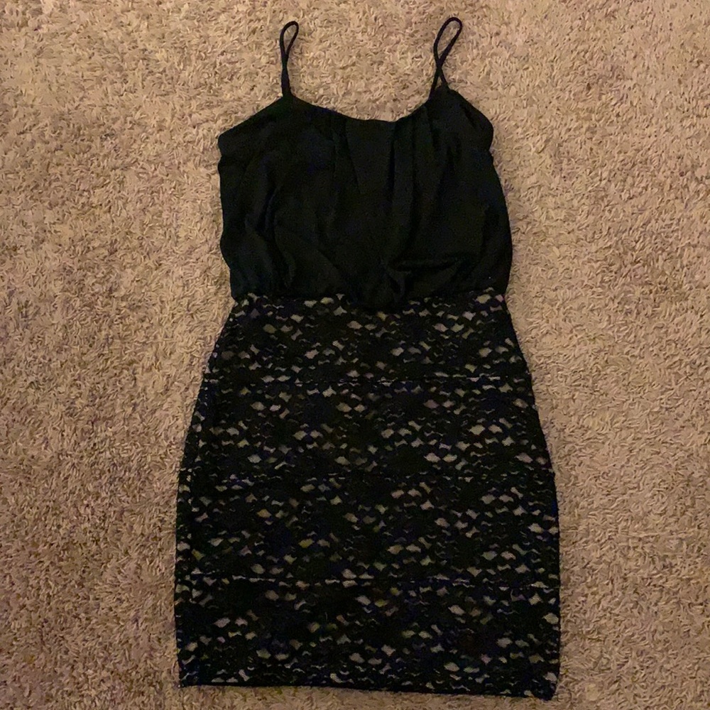 Black tight dress